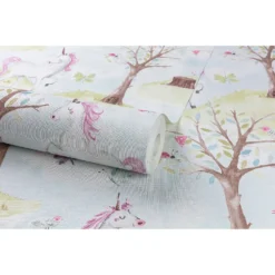 Grandeco Unicorns Teal Wallpaper -Hue Palette Wallpapers 12826769 1414875702753264