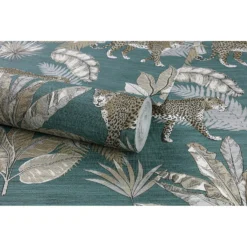 Grandeco Leopard Teal Paste The Wall Wallpaper -Hue Palette Wallpapers 12837441 1384873385323806