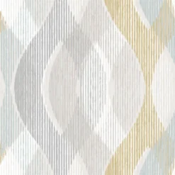 Grandeco Madeleine Yellow/Grey Wallpaper