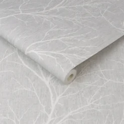 Fresco Winter Tree Wallpaper - Grey -Hue Palette Wallpapers 12838037 1114833222561081