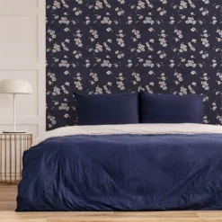 Fresco Apple Blossom Wallpaper - Navy -Hue Palette Wallpapers 12840528 1604833229192278