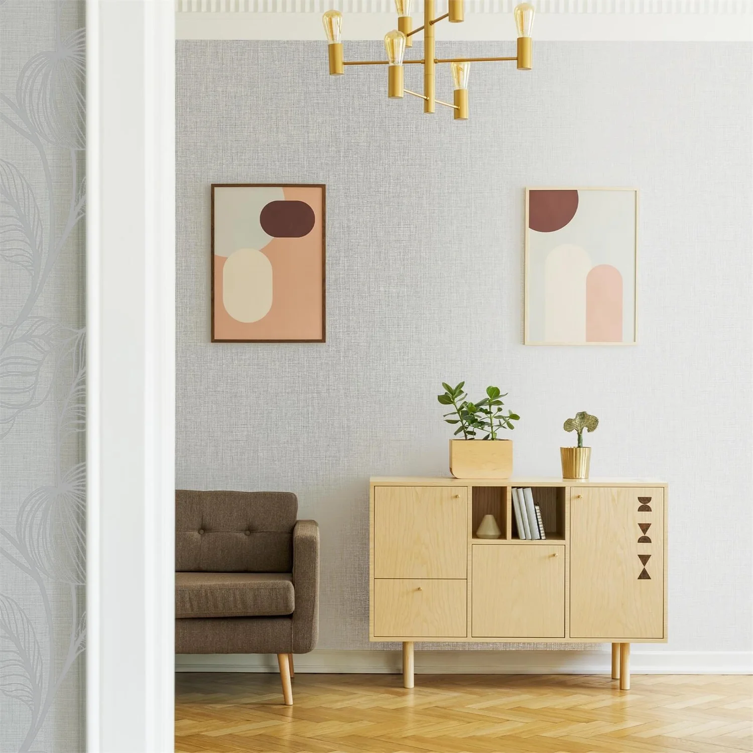 Boutique Royal Silk Moonstone Wallpaper 2 Boutique Royal Silk Moonstone Wallpaper - Image 2