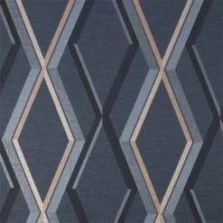 Superfresco Easy Prestige Geo Navy Wallpaper