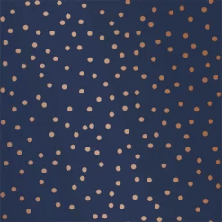 Superfresco Easy Confetti Navy Copper Wallpaper