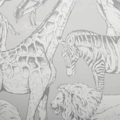 Superfresco Easy Jungle Animals Grey Wallpaper -Hue Palette Wallpapers 12841090 5614833227365410