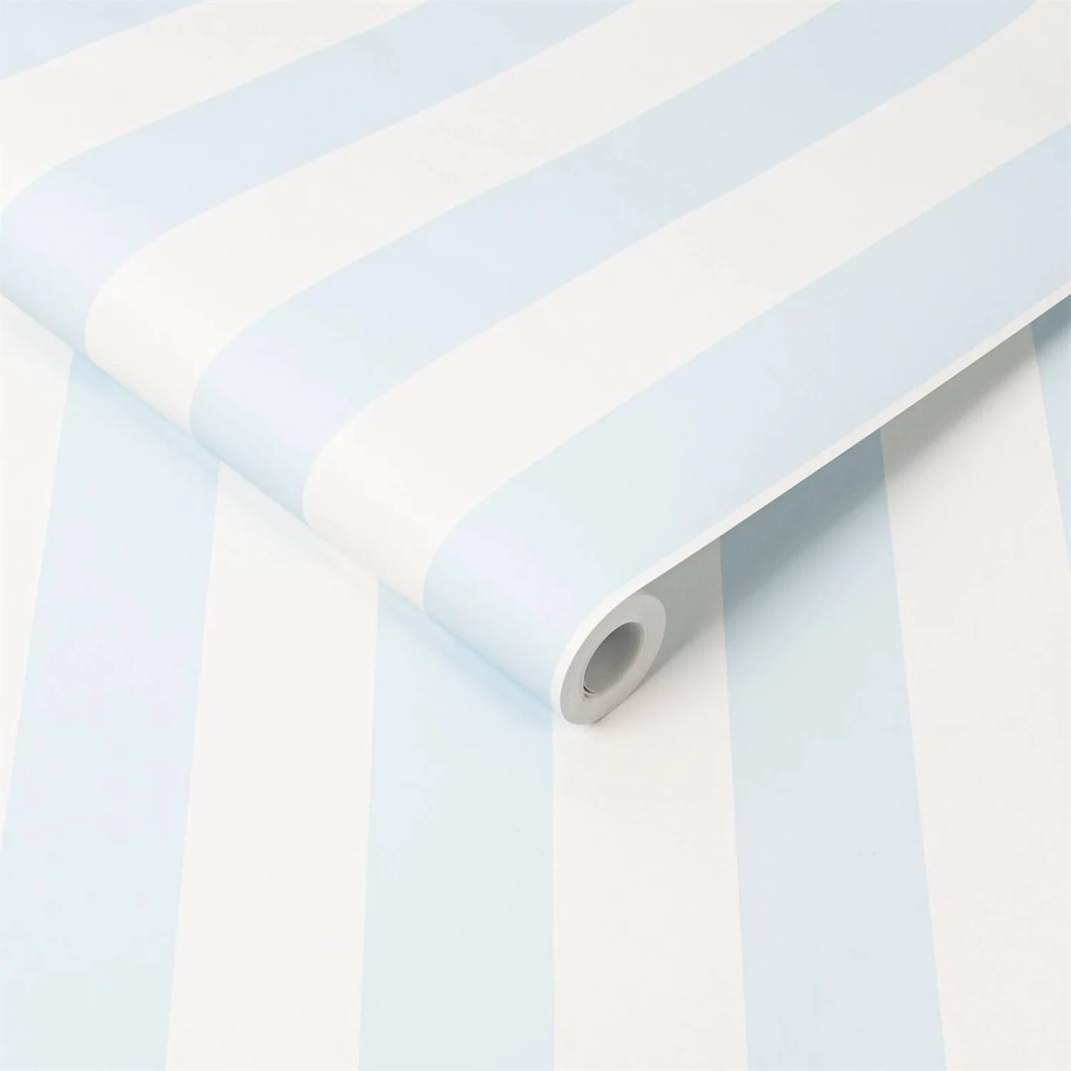 Superfresco Easy Stripe Wallpaper - Pastel Blue 3 Superfresco Easy Stripe Wallpaper - Pastel Blue - Image 3