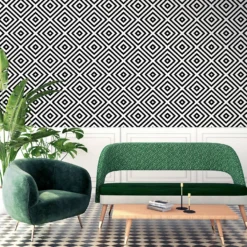 Arthouse Geometric Diamond Mono Wallpaper -Hue Palette Wallpapers 12961407 6054856733295824