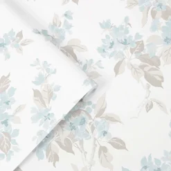 Laura Ashley Apple Blossom Duck Egg Wallpaper -Hue Palette Wallpapers 13135814 8234871514047463