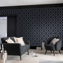 Next Deco Triangle Navy Wallpaper -Hue Palette Wallpapers 13827400 4314969280569596