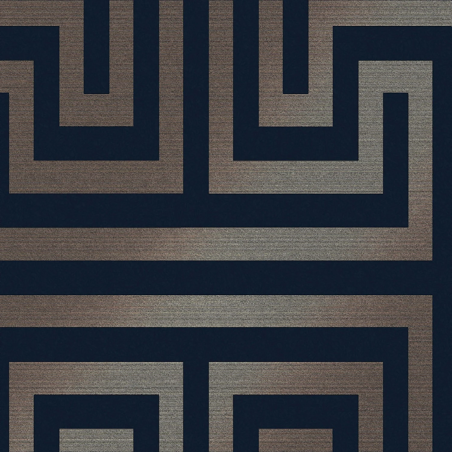 Next Metallic Greek Key Navy Wallpaper 4 Next Metallic Greek Key Navy Wallpaper - Image 4