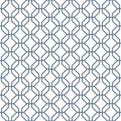 Galerie Honeycomb Trellis Blue Wallpaper