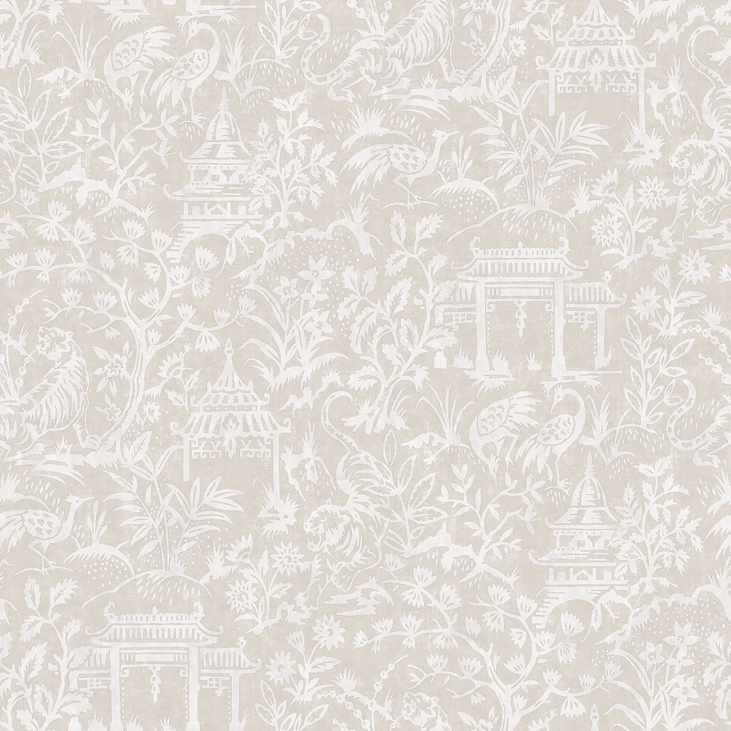 Galerie Chinese Toile Beige A4 Wallpaper Sample 1 Galerie Chinese Toile Beige A4 Wallpaper Sample