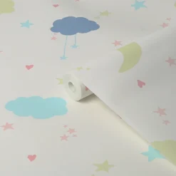 Next Moon & Stars Pastel Wallpaper -Hue Palette Wallpapers 13956085 2064998026269296