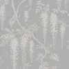 Next Wisteria Trails Grey Wallpaper