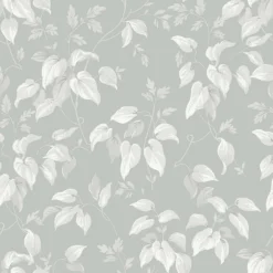 Next Trail Flower Grey Wallpaper