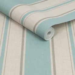 Next Country Stripe Duck Egg Wallpaper -Hue Palette Wallpapers 13960892 1314998027333930