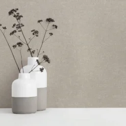 Grandeco Chenille Texture Plain Silver Textured Mid Sheen Wallpaper -Hue Palette Wallpapers 13980235 5614998777334599