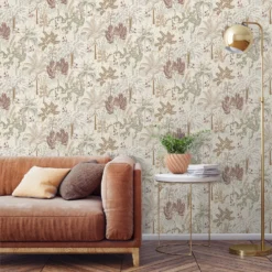 Grandeco Louan Natural Textured Metallic Wallpaper -Hue Palette Wallpapers 13980239 1244998777726681