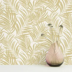 Grandeco Maui Cream Textured Metallic Wallpaper -Hue Palette Wallpapers 13980242 2454998777697968