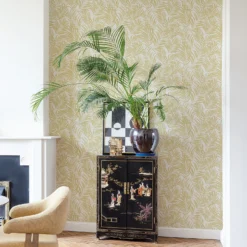 Grandeco Maui Cream Textured Metallic Wallpaper -Hue Palette Wallpapers 13980242 7354998777631932