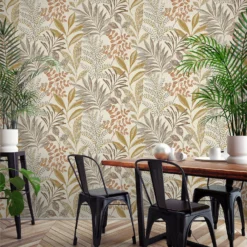 Grandeco Kara Taupe Textured Matt Wallpaper -Hue Palette Wallpapers 13980247 5694998778076817
