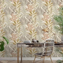Grandeco Kara Taupe Textured Matt Wallpaper -Hue Palette Wallpapers 13980247 7434998778039950
