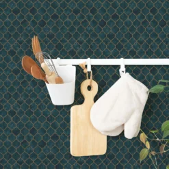 Contour Tegula Teal And Copper Wallpaper -Hue Palette Wallpapers 13991820 1425003724951084