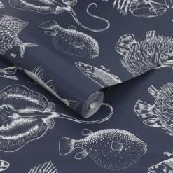 Contour Into The Deep Navy Wallpaper -Hue Palette Wallpapers 13991823 1025003725261806