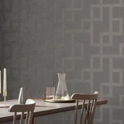 Boutique Gilded Greek Key Quartz Wallpaper -Hue Palette Wallpapers 13991833 7215003723872827