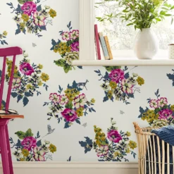 Joules Floral Crème Wallpaper -Hue Palette Wallpapers 13991835 4295003725121289