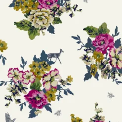 Joules Floral Crème Wallpaper