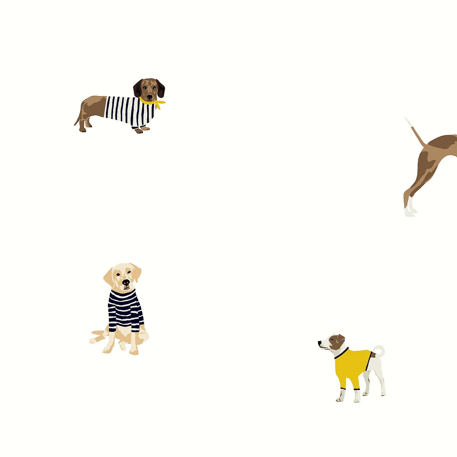Joules Harbour Dogs Crème Wallpaper 4 Joules Harbour Dogs Crème Wallpaper - Image 4