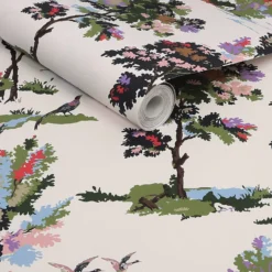 Joules Woodland Scene Dawn Grey Wallpaper -Hue Palette Wallpapers 13991840 6045003722701273