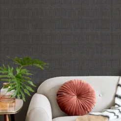Superfresco Colours Illusion Charcoal Wallpaper -Hue Palette Wallpapers 13991880 1735003726455749