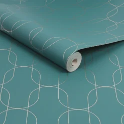 Superfresco Colours Eternity Teal Wallpaper -Hue Palette Wallpapers 13991883 4705003726288886