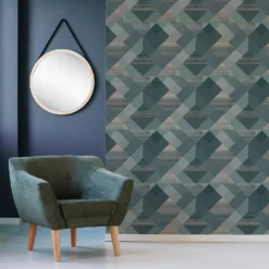 Superfresco Easy Kaleidoscope Emerald Wallpaper -Hue Palette Wallpapers 13991892 1185003725770144