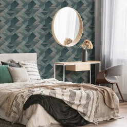 Superfresco Easy Kaleidoscope Emerald Wallpaper -Hue Palette Wallpapers 13991892 1455003725839762