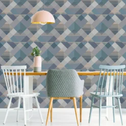 Superfresco Easy Kaleidoscope Denim Wallpaper -Hue Palette Wallpapers 13991896 1585003725738269