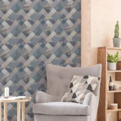 Superfresco Easy Kaleidoscope Denim Wallpaper -Hue Palette Wallpapers 13991896 9325003725797873