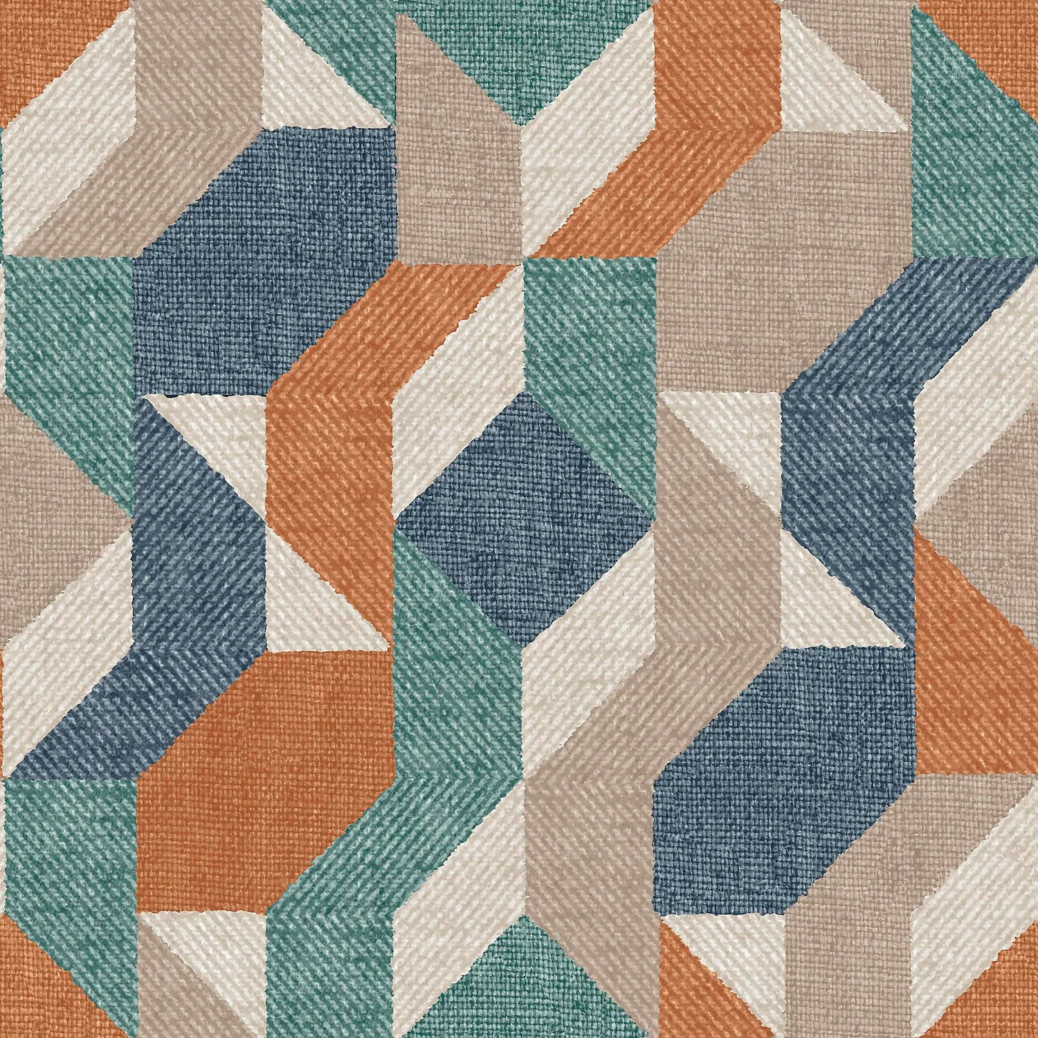 Superfresco Easy Woven Abstract Blue And Orange Wallpaper 1 Superfresco Easy Woven Abstract Blue And Orange Wallpaper