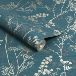 Superfresco Colours Hedgerow Teal Wallpaper -Hue Palette Wallpapers 13991911 9475003726414031
