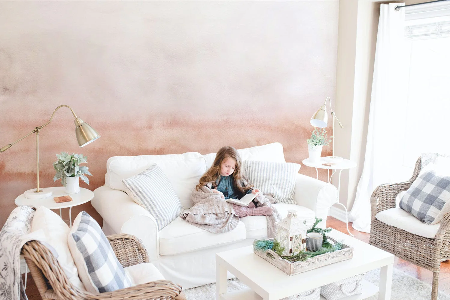 Hue Palette Wallpapers -Hue Palette Wallpapers watercolor pink wall mural nursery